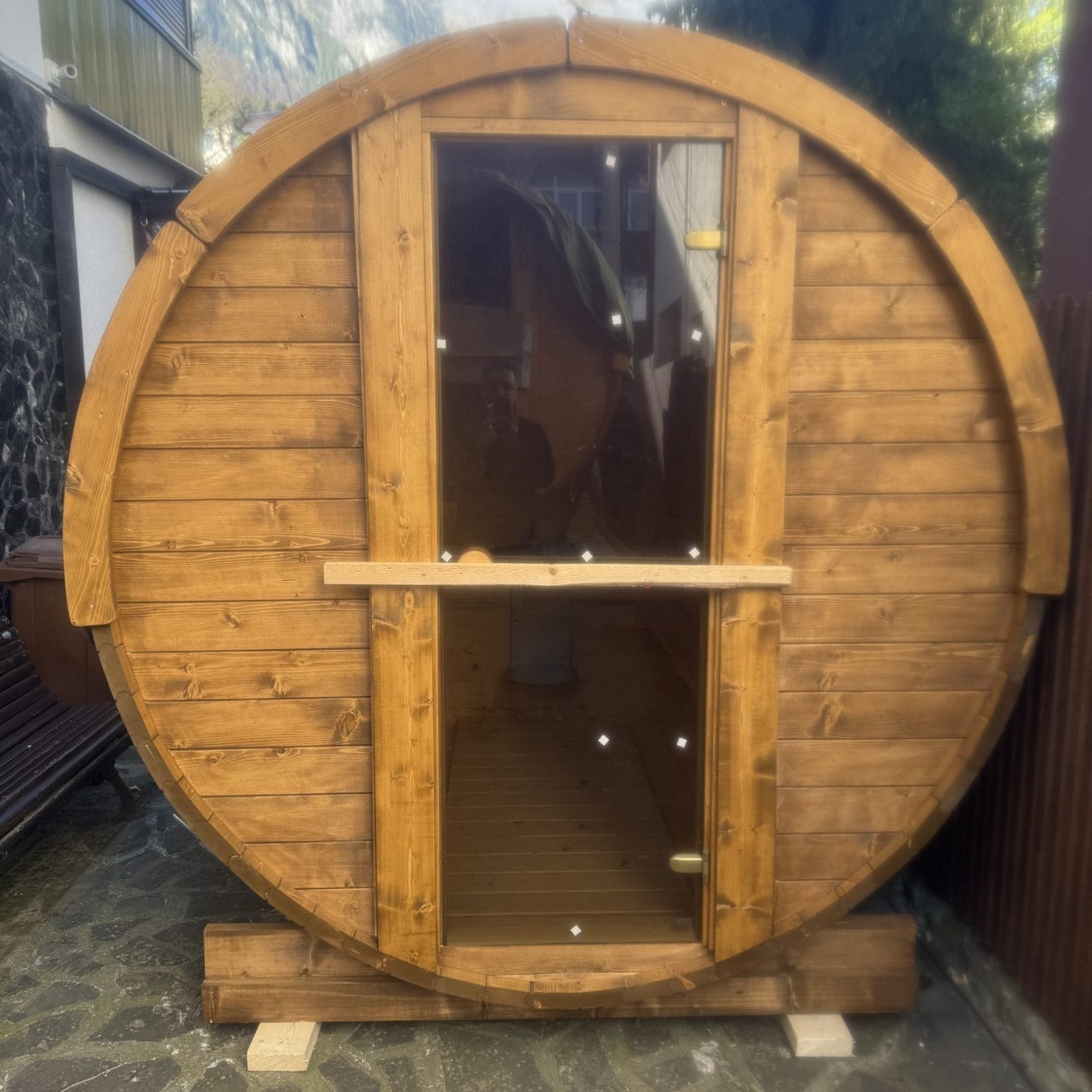 Sauna tip butoi 190 cm Brasov