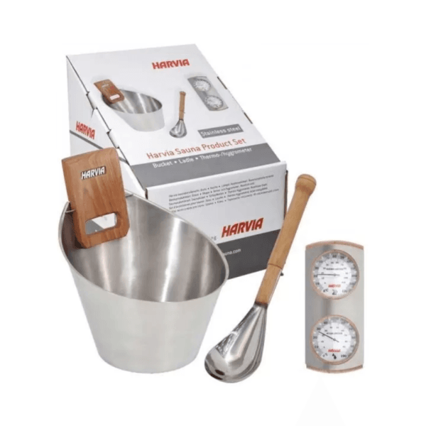 Set accesorii sauna Harvia din inox