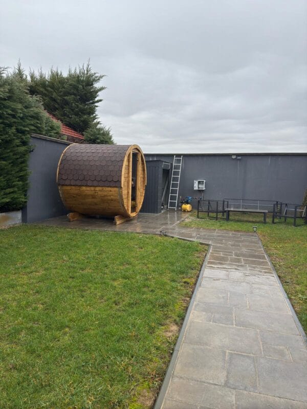 Construcție sauna exterioară – Montaj direct la client acasă